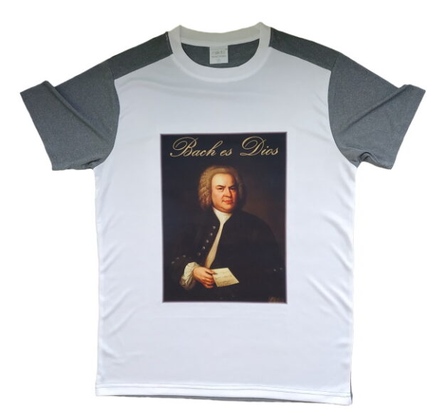 Camiseta personalizada bicolor tema Bach
